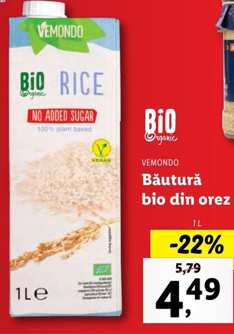Lidl Băutură bio din orez Ofertă