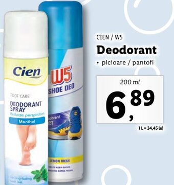 Lidl Deodorant picioare / pantofi Ofertă