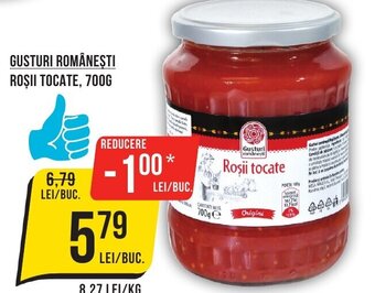 Mega Image GUSTURI ROMÂNEŞTI ROȘII TOCATE, 700G Ofertă