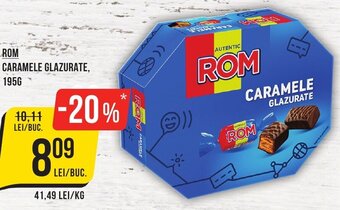 Mega Image ROM CARAMELE GLAZURATE, Ofertă