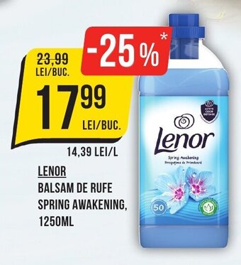 Mega Image LENOR BALSAM DE RUFE SPRING AWAKENING, 1250ML Ofertă
