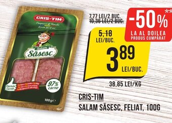 Mega Image CRIS-TIM SALAM SĂSESC, FELIAT, 100G Ofertă