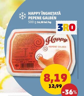 Penny HAPPY ÎNGHEȚATĂ PEPENE GALBEN Ofertă