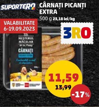 Penny CARNAȚI PICANȚI EXTRA Ofertă