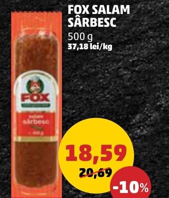 Penny FOX SALAM SÂRBESC Ofertă