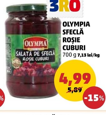 Penny OLYMPIA SFECLĂ ROSIE CUBURI Ofertă