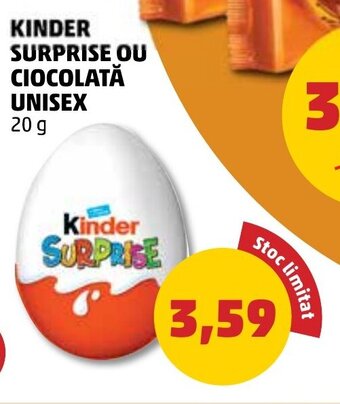 Penny KINDER SURPRISE OU CIOCOLATĂ UNISEX Ofertă
