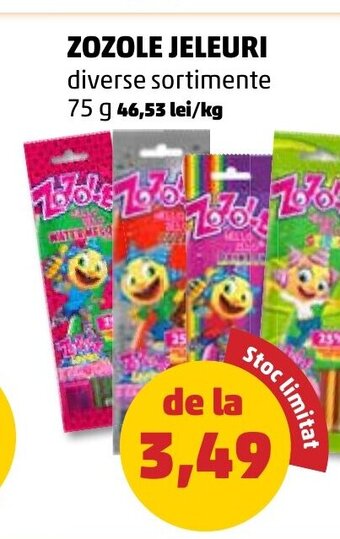 Penny ZOZOLE JELEURI Ofertă