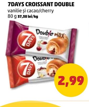 Penny 7DAYS CROISSANT DOUBLE Ofertă