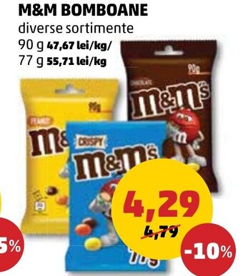 Penny M&M BOMBOANE Ofertă