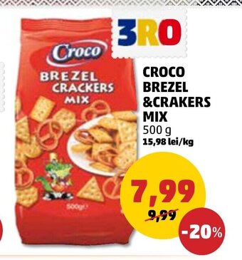 Penny CROCO BREZEL &CRAKERS MIX Ofertă