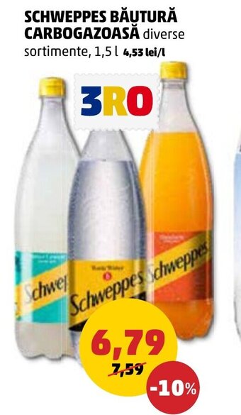 Penny SCHWEPPES BĂUTURĂ CARBOGAZOASĂ Ofertă