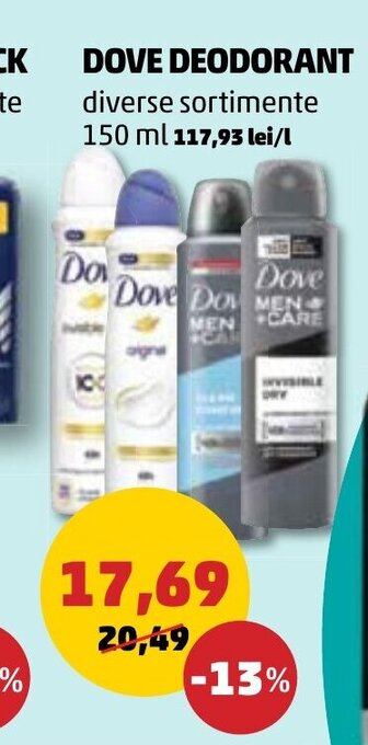 Penny DOVE DEODORANT Ofertă