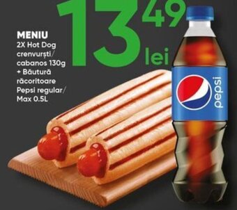 PROFI MENIU 2X Hot Dog crenvursti cabanos 130g Ofertă