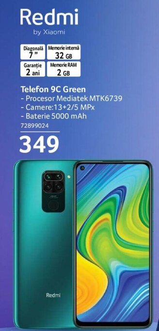 Selgros Telefon 9C Green Ofertă