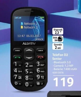 Selgros Telefon D2 Senior Ofertă