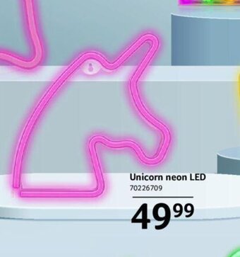 Selgros Unicorn neon LED Ofertă