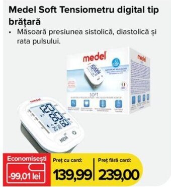 Dr.Max Medel Soft Tensiometru digital tip brățară Ofertă