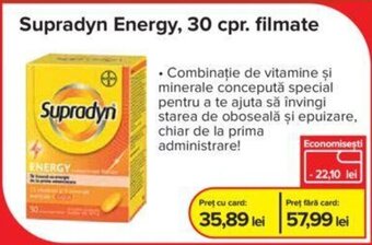 Dr.Max Supradyn Energy, 30 cpr. filmate Ofertă