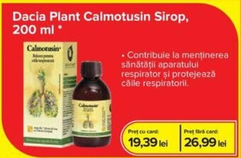Dacia Plant Calmotusin Sirop, 200 ml