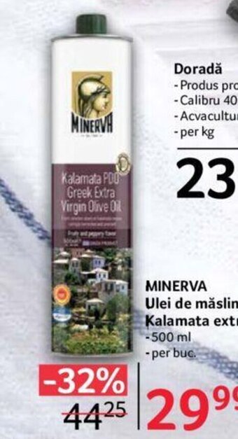 Selgros MINERVA Ulei de măsline Kalamata extra virgin Ofertă