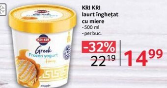 Selgros KRI KRI laurt îngheţat cu miere Ofertă