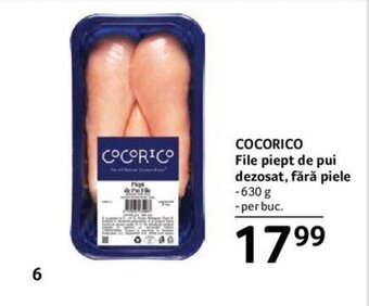 Selgros COCORICO File piept de pui dezosat, fără piele Ofertă