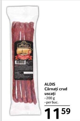 Selgros ALDIS Cârnaţi crud uscaţi Ofertă