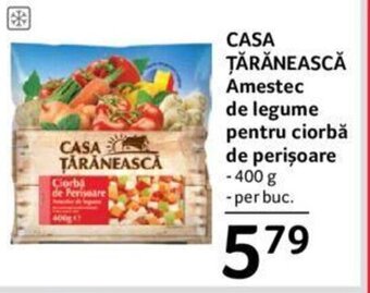 Selgros CASA ŢĂRĂNEASCĂ Amestec de legume pentru ciorbă de perişoare Ofertă