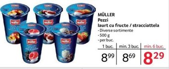 MÜLLER Pezzi laurt cu fructe / stracciattela