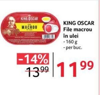 KING OSCAR File macrou în ulei