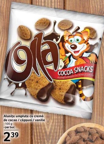 Selgros Aluniţe umplute cu cremă de cacao / căpşuni / vanilie Ofertă