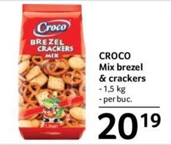 Selgros CROCO Mix brezel & crackers Ofertă