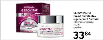 Selgros GEROVITAL H3 Cremă hidratantă / regenerantă / antirid Ofertă