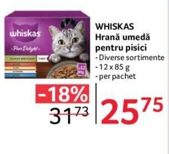 Selgros WHISKAS Hrană umedă pentru pisici Ofertă