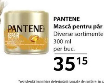 Selgros PANTENE Mască pentru păr Ofertă