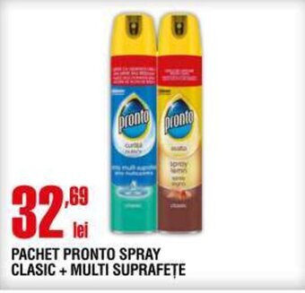 Cora PACHET PRONTO SPRAY CLASIC + MULTI SUPRAFEȚE Ofertă