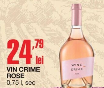 Cora VIN CRIME ROSE 0,75 l, sec Ofertă
