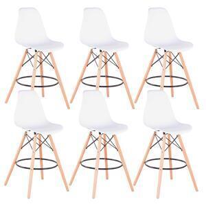 Favi Scaun tip bar carli (alb + fag). 1029608 Ofertă