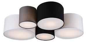 Plafoniera design multicolor cu 5 lumini - sectos
