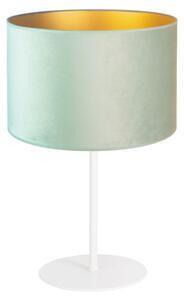 Lampă de masă roller 1xe14/15w/230v verde închis/aurie