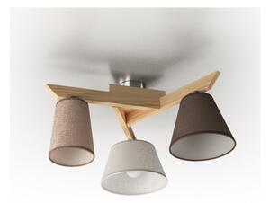 Favi Lustra aplicata yoke 3xe14/40w/230v natural lemn Ofertă