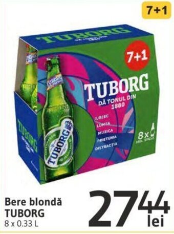Supeco Bere blondă TUBORG Ofertă