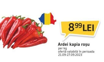 Ardei kapia roşu