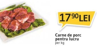 Supeco Carne de porc pentru lucru per kg Ofertă