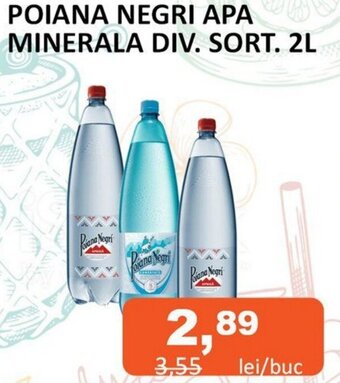 POIANA NEGRI APA MINERALA DIV. SORT. 2L