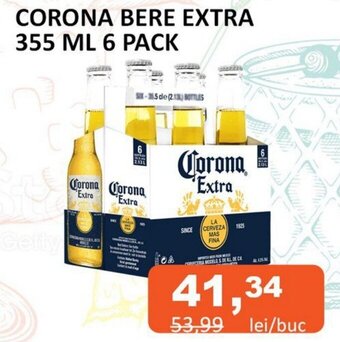 Unicarm CORONA BERE EXTRA 355 ML 6 PACK Ofertă