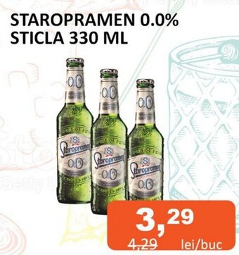 STAROPRAMEN 0.0% STICLA 330 ML