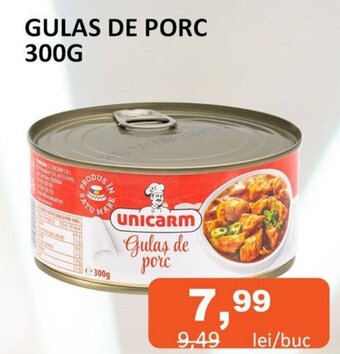 Unicarm GULAS DE PORC 300G Ofertă