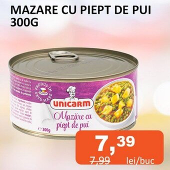 Unicarm MAZARE CU PIEPT DE PUI 300G Ofertă